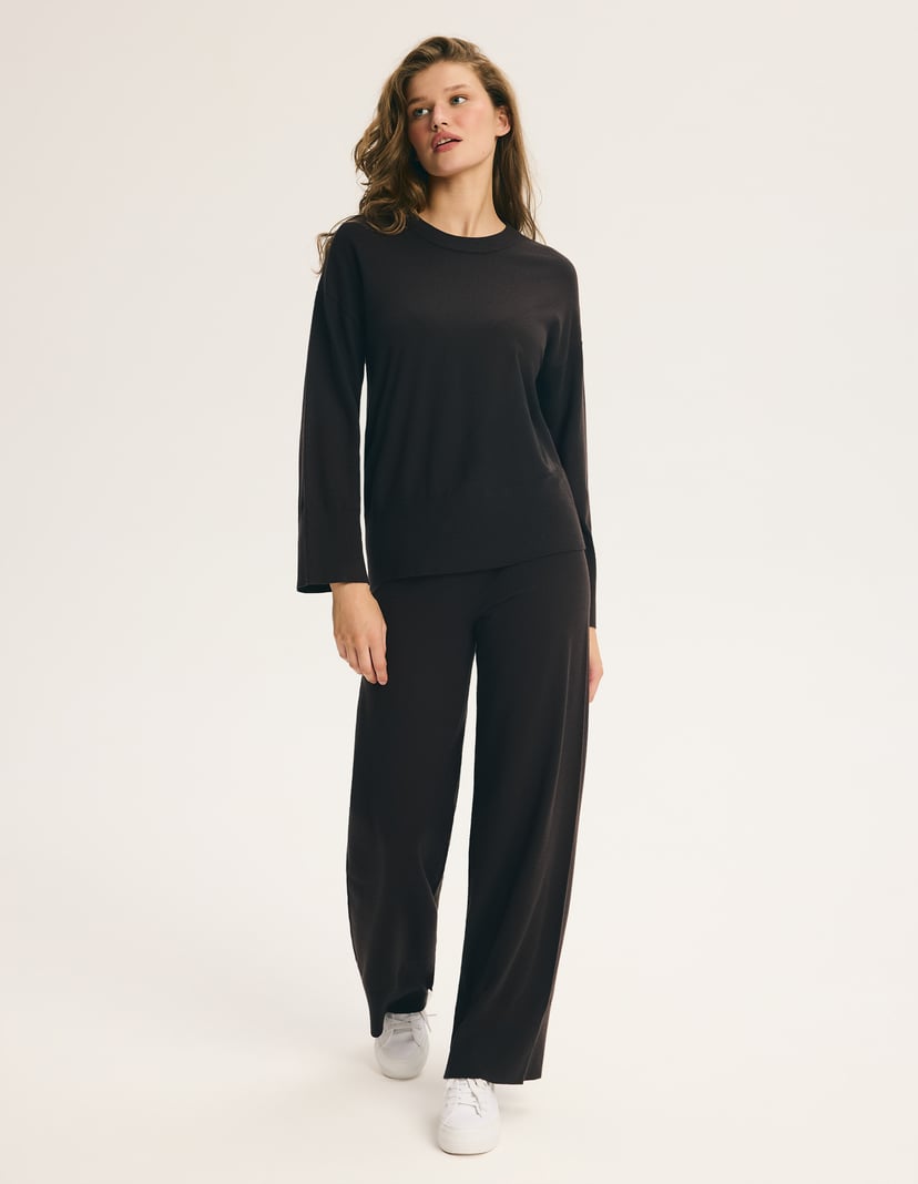 Simone Home Set with Soft Viscose Knit brown 2