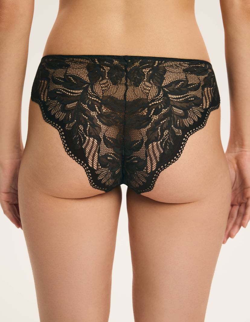 Vivian Briefs with Lace and Shimmering Edge brown 3
