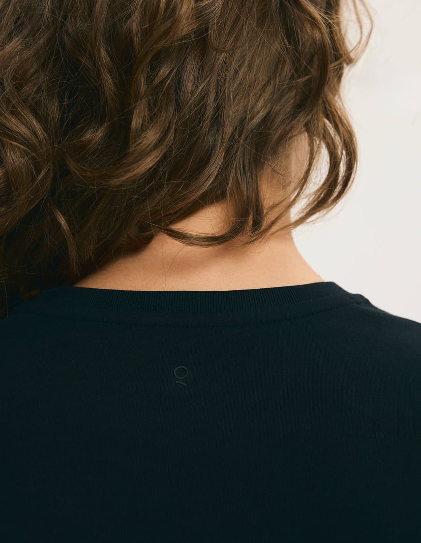 Black TRUEBASIC T-Shirt in Interlock Knit Black 3