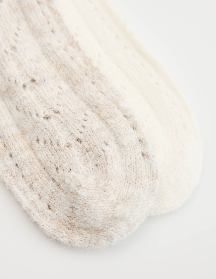 Two-Pack of Premium BEXA Lace Socks with Wool Multi 2