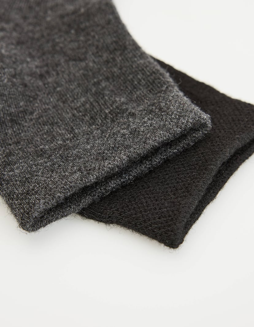 Premium BINDI Wool and Silk Socks Two-Pack Multi 2