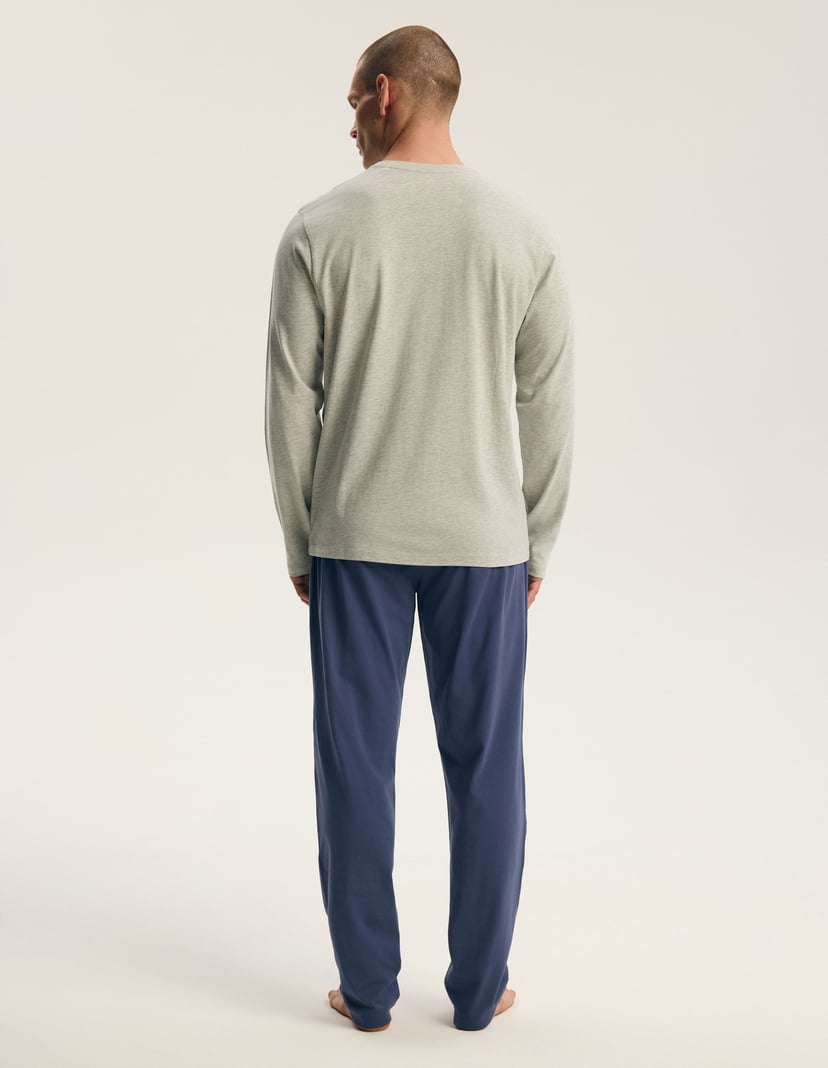 Men's Long Pajamas FUND Gray Regular Fit Grey 5