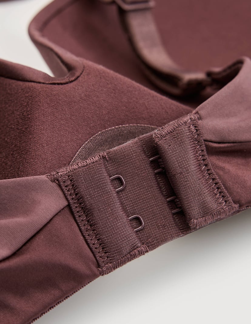 Burgundy Push-Up Bra Merle with Clearly Cup Violet 6