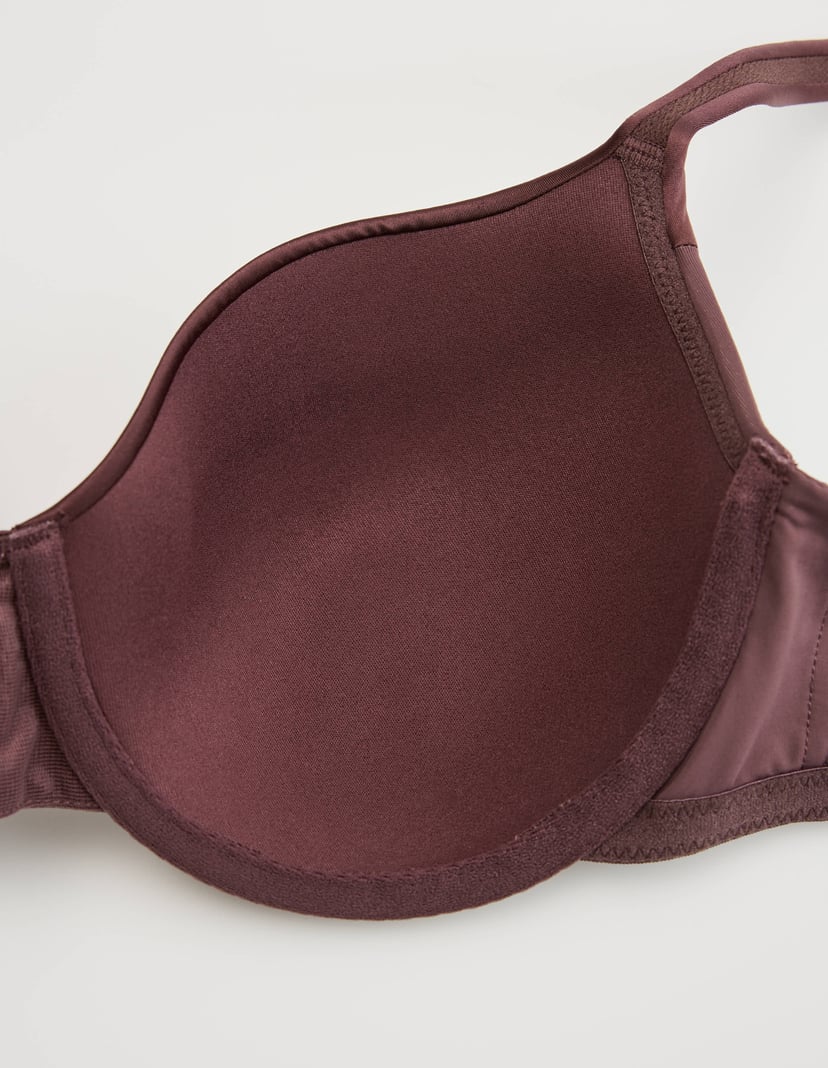 Padded Bra Merle in Plum-Brown Shade Violet 5