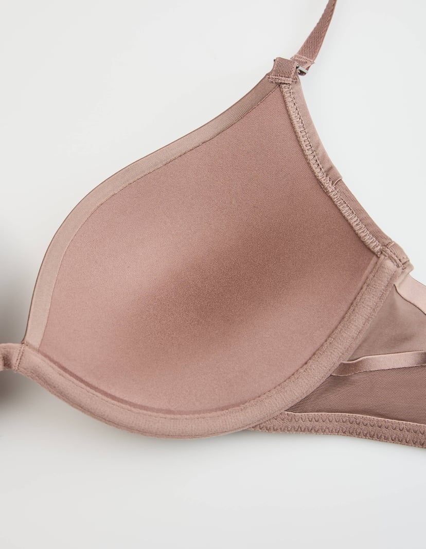 Push-Up Bra SEDUCE Burgundy for Deep Neckline brown 7