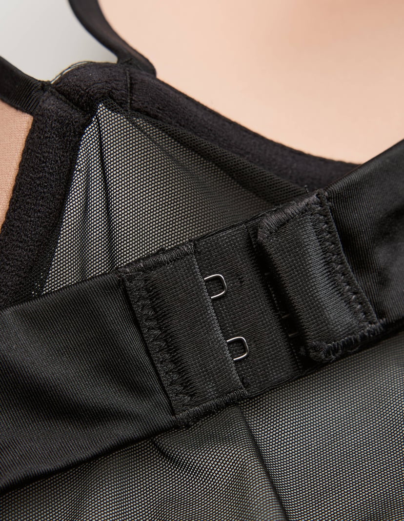 Body SEDUCE Black Push-Up with Open Back Black 8