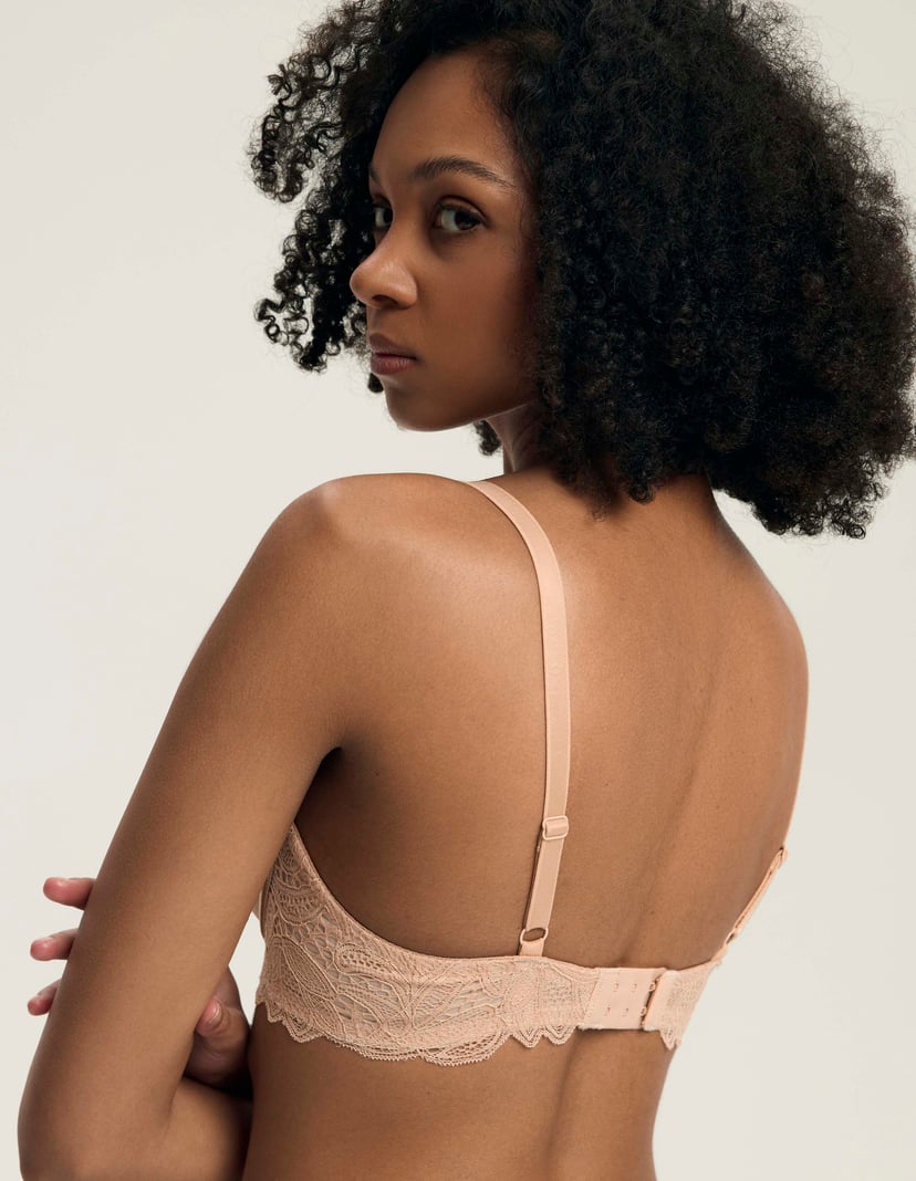 Push-up bra Delis brown 4