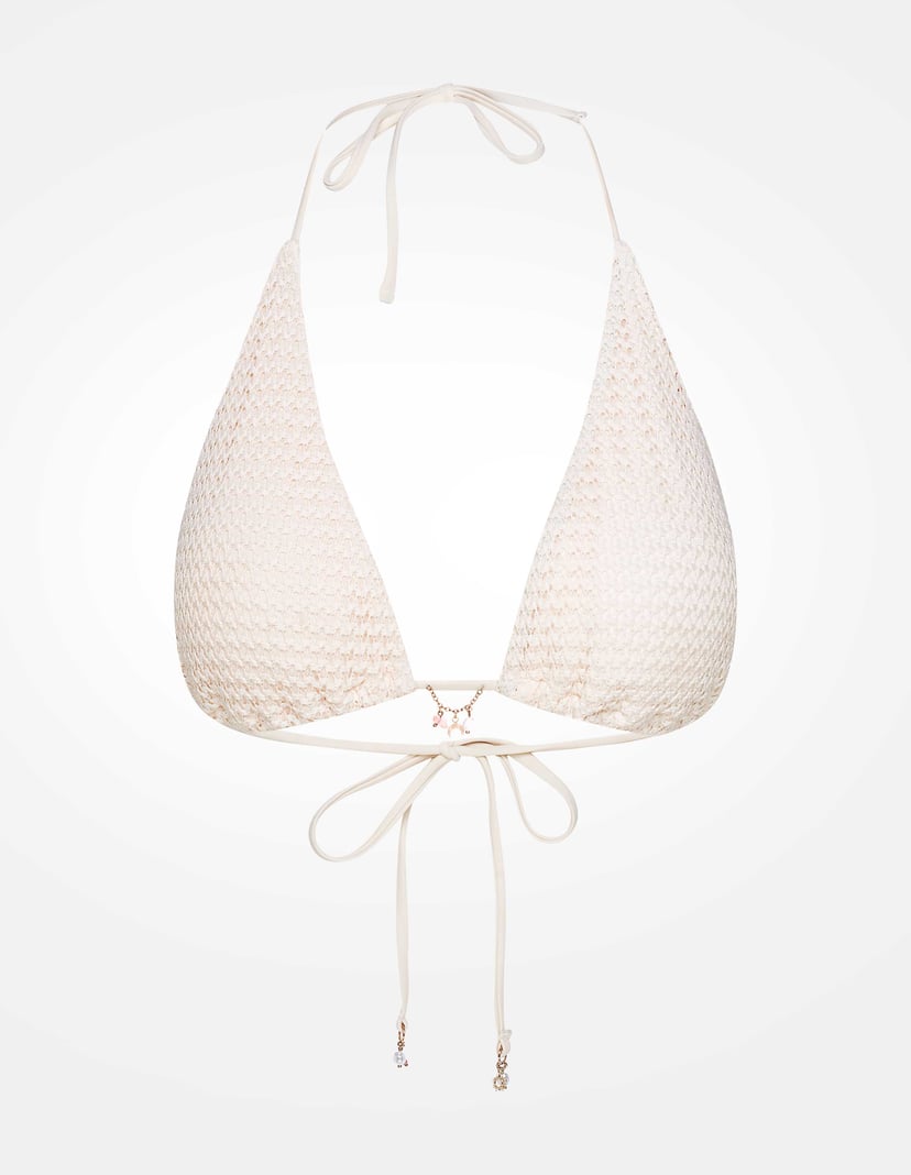 Eisley Triangle Bikini Top cream 12