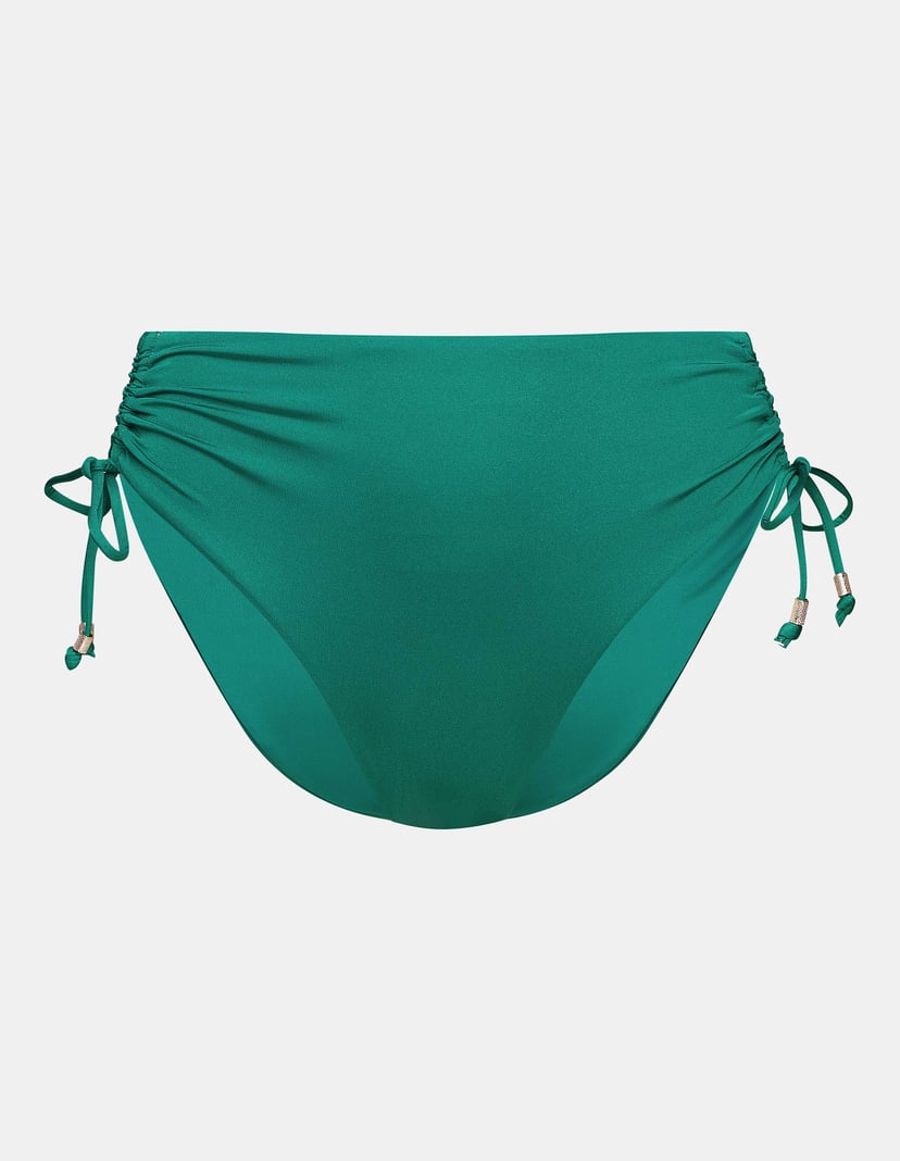 Deliciosa High-Waisted Bikini Bottom Green 6