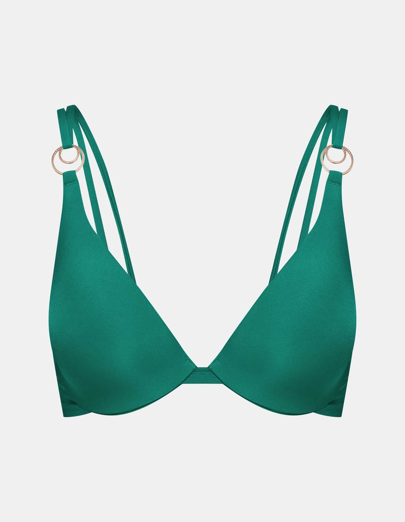 Deliciosa Padded Bikini Top Green 6