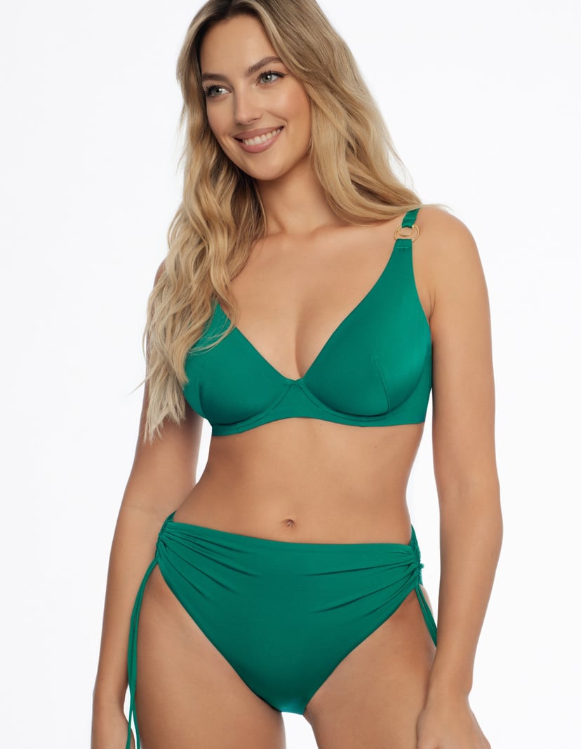 Deliciosa Soft Bikini Top Green 1