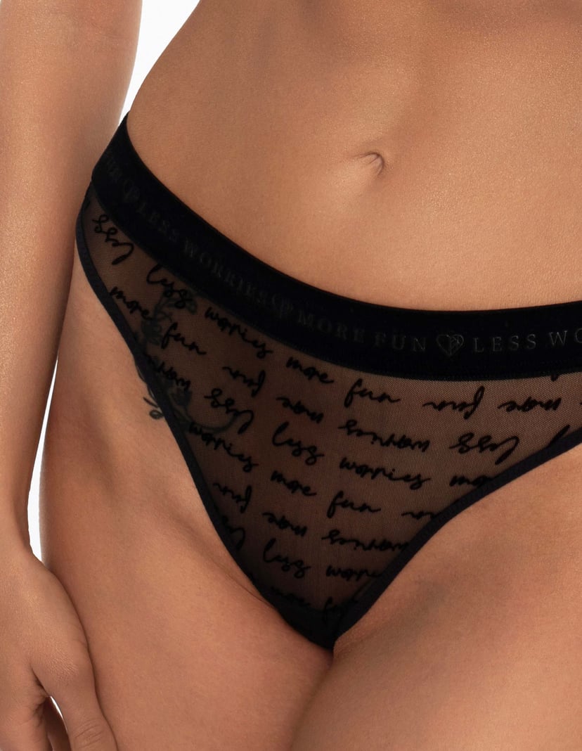 Thongs Naomy Black 3