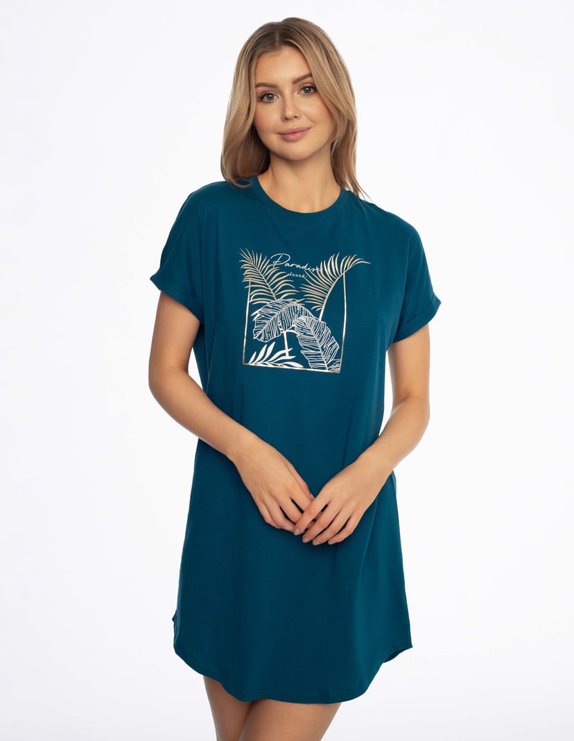 Koszula nocna Apparel zielony 1