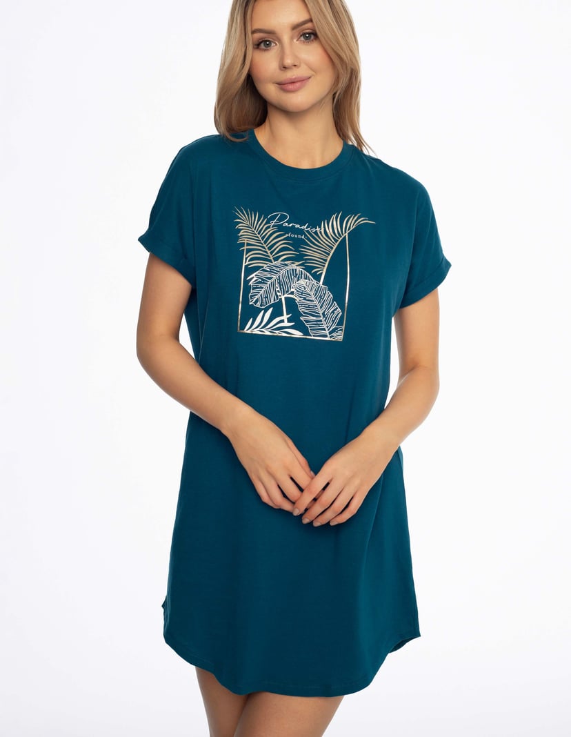Koszula nocna Apparel zielony 2