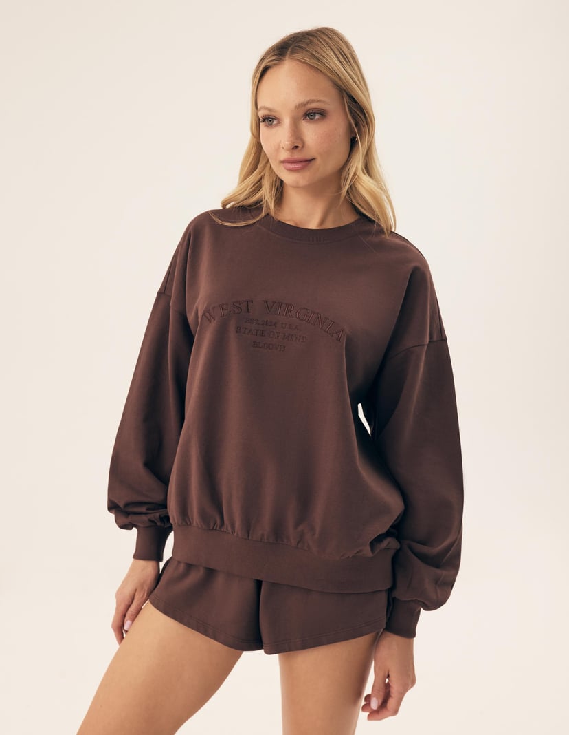 Sweatshirt Bloovii Mindset brown 1