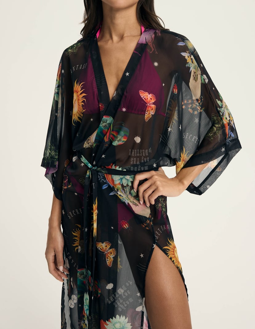 Beach robe Harlay Black 2