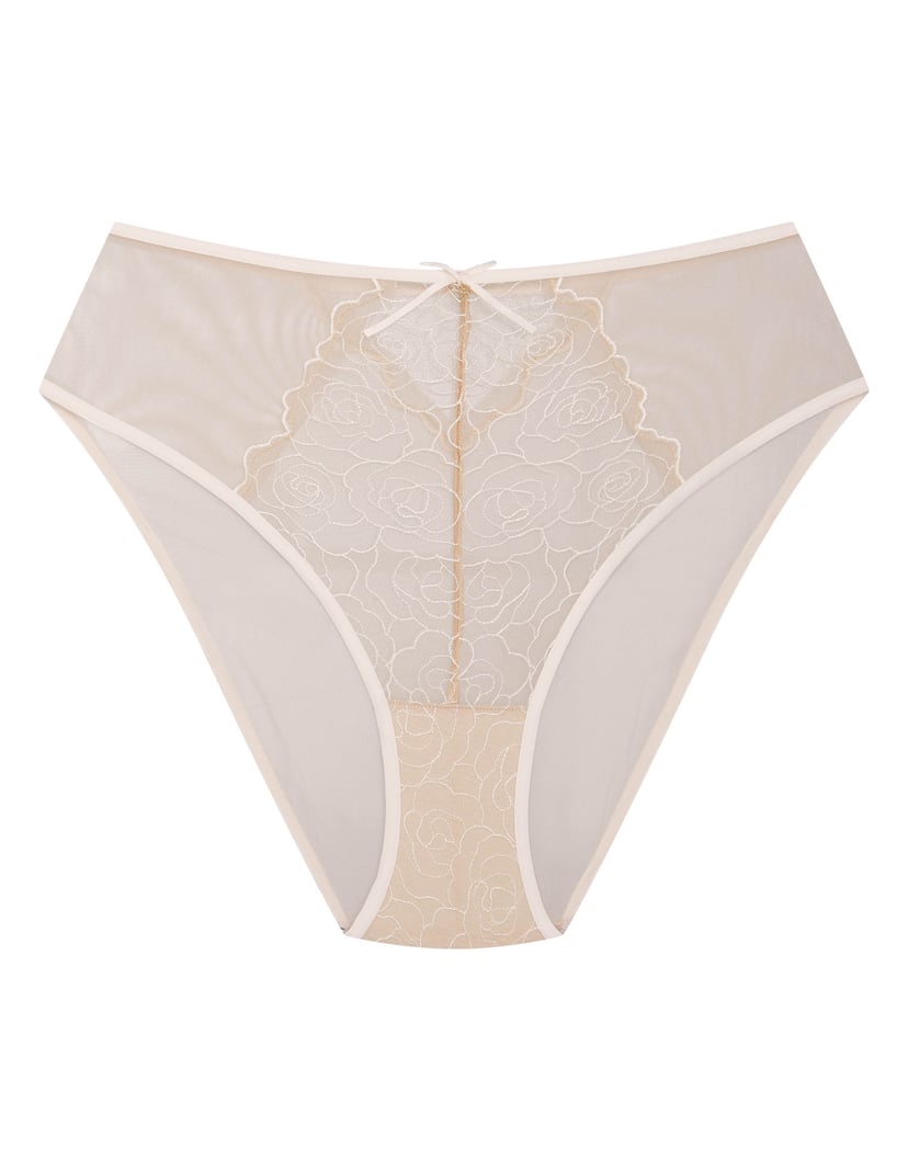 High-waisted panties Batty cream 5