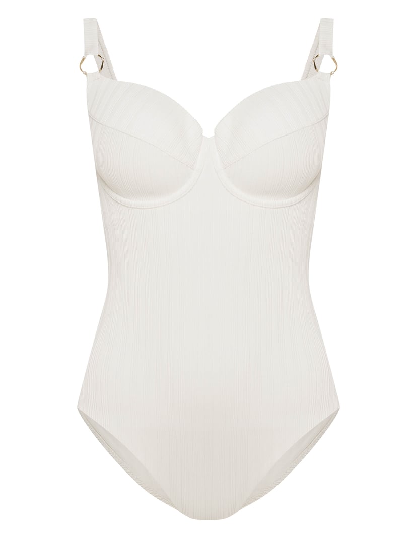 One-piece swimsuit Pearl White 6