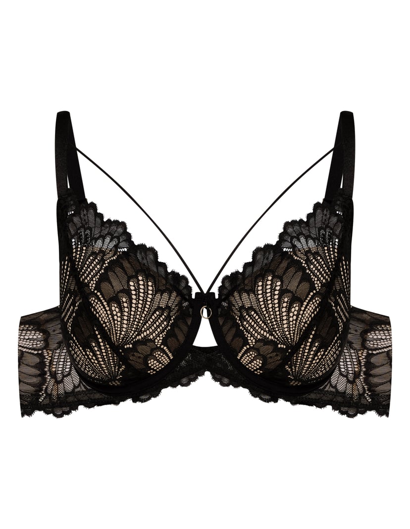 Padded bra Bari Black 5