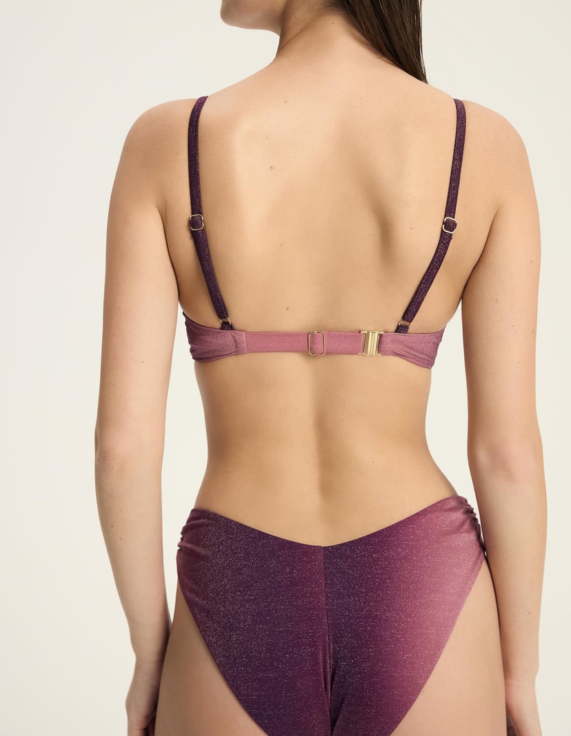 Zenith Push-Up Bikini-Oberteil Rosa 5