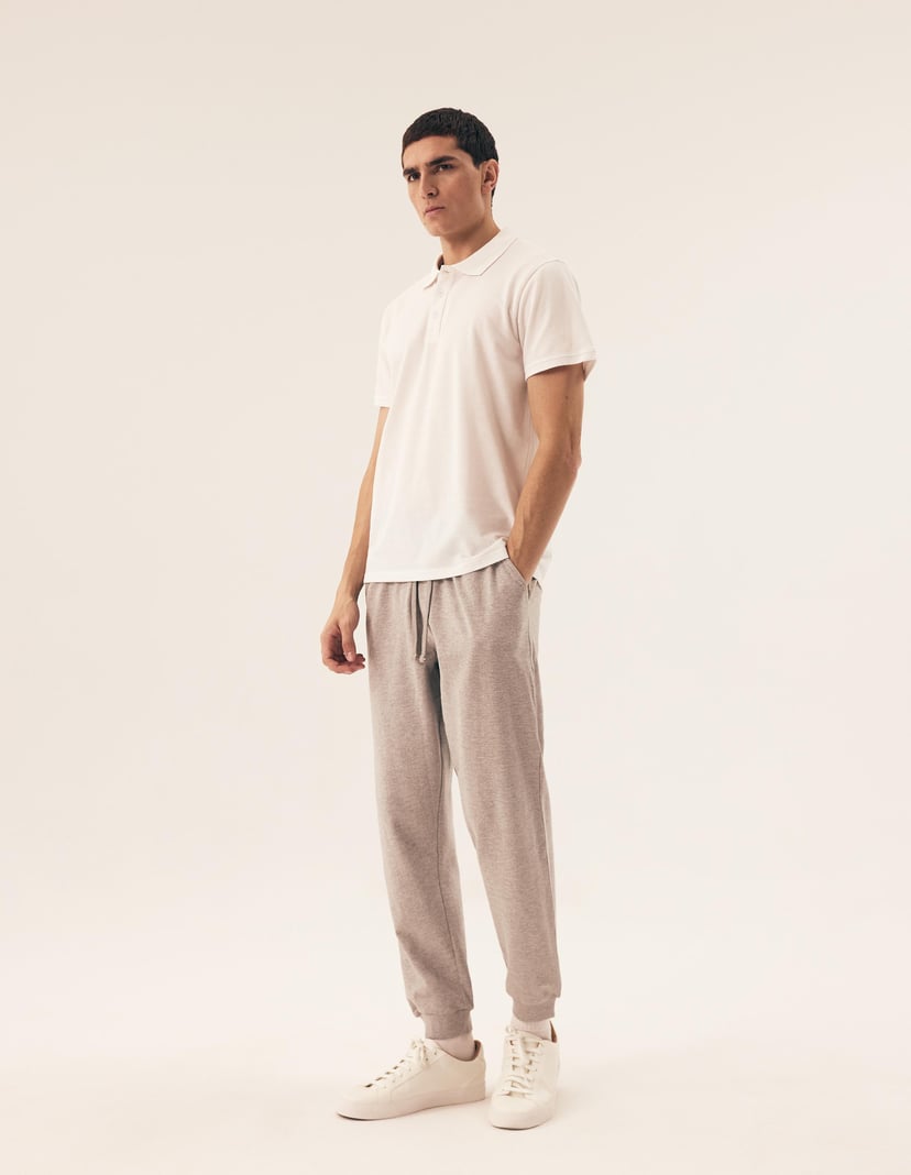 T-shirt polo Mile White 4