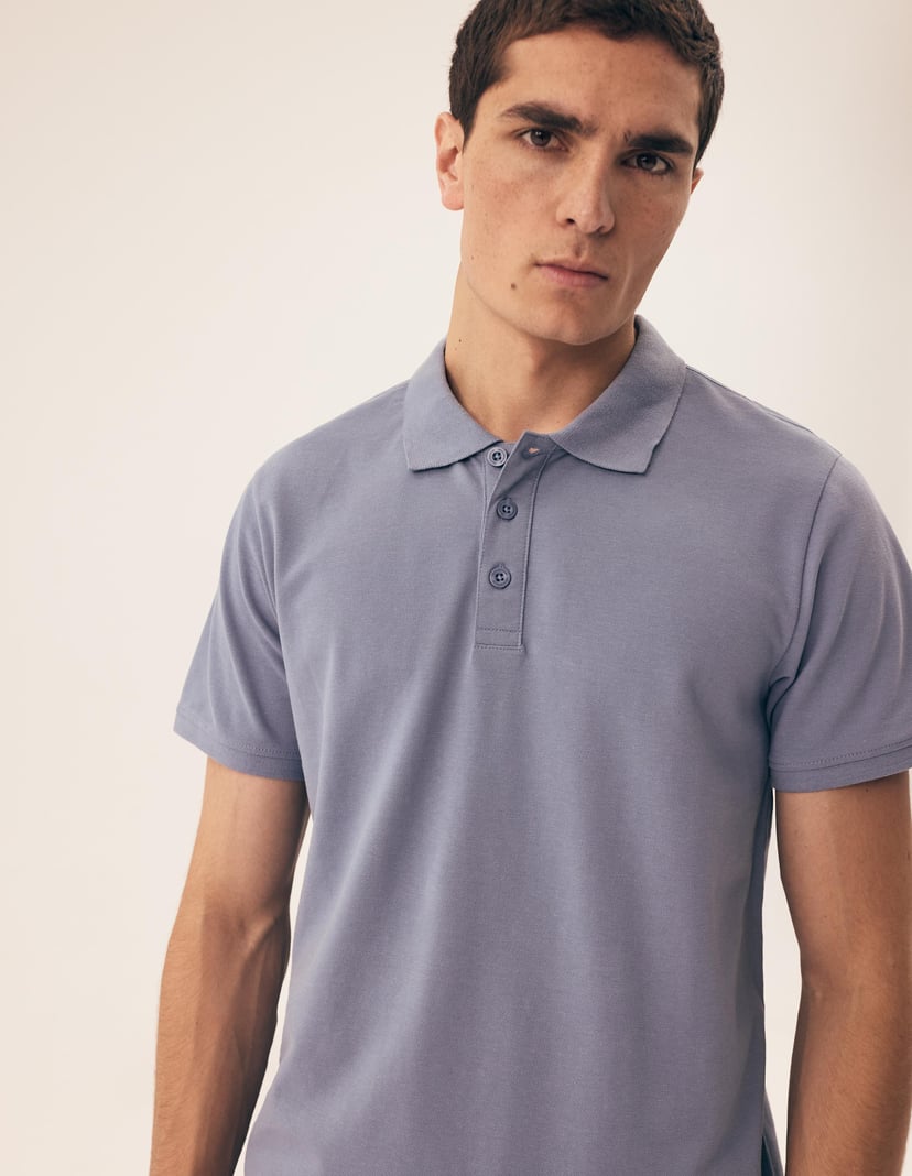T-shirt polo Mile Blue 1