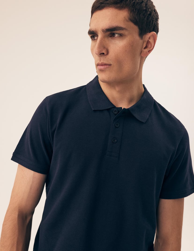 T-shirt polo Mile navy 1