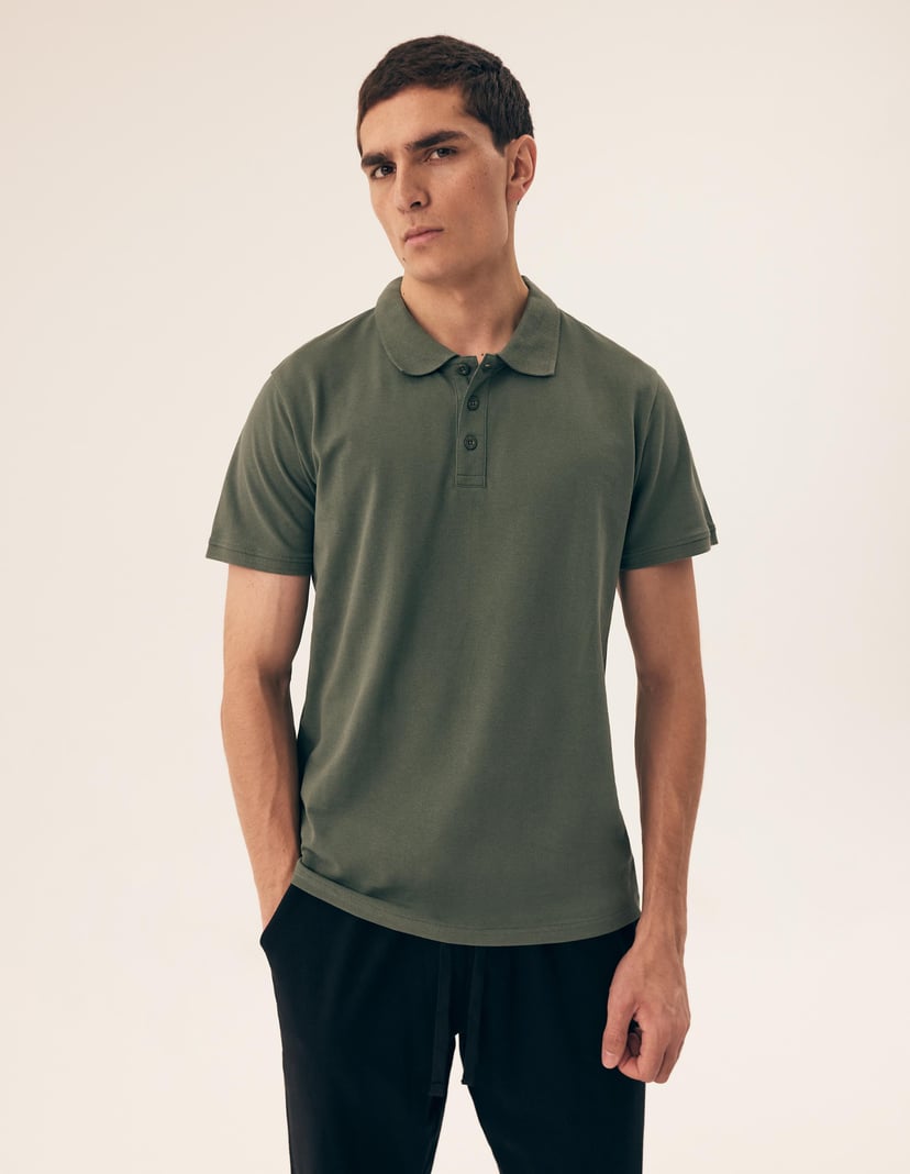 T-shirt polo Mile Green 1