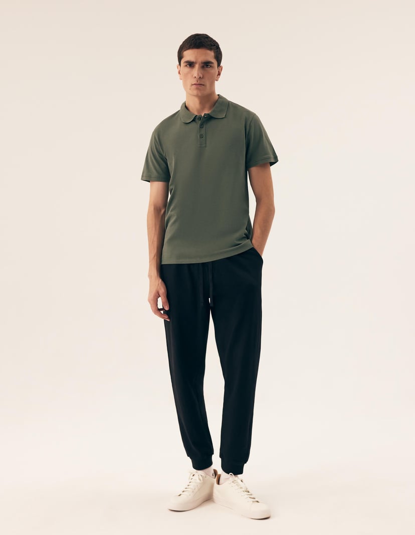 T-shirt polo Mile Green 3