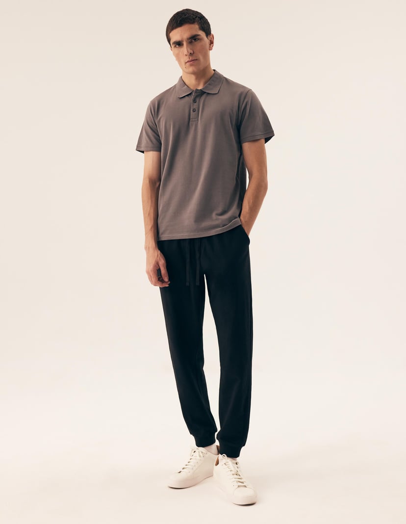 T-shirt polo Mile Grey 2