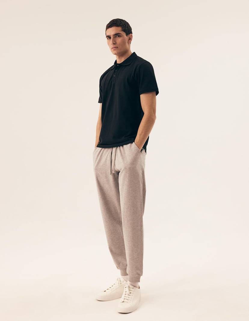 T-shirt polo Mile Black 2