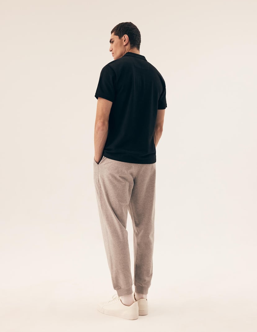 T-shirt polo Mile Black 4