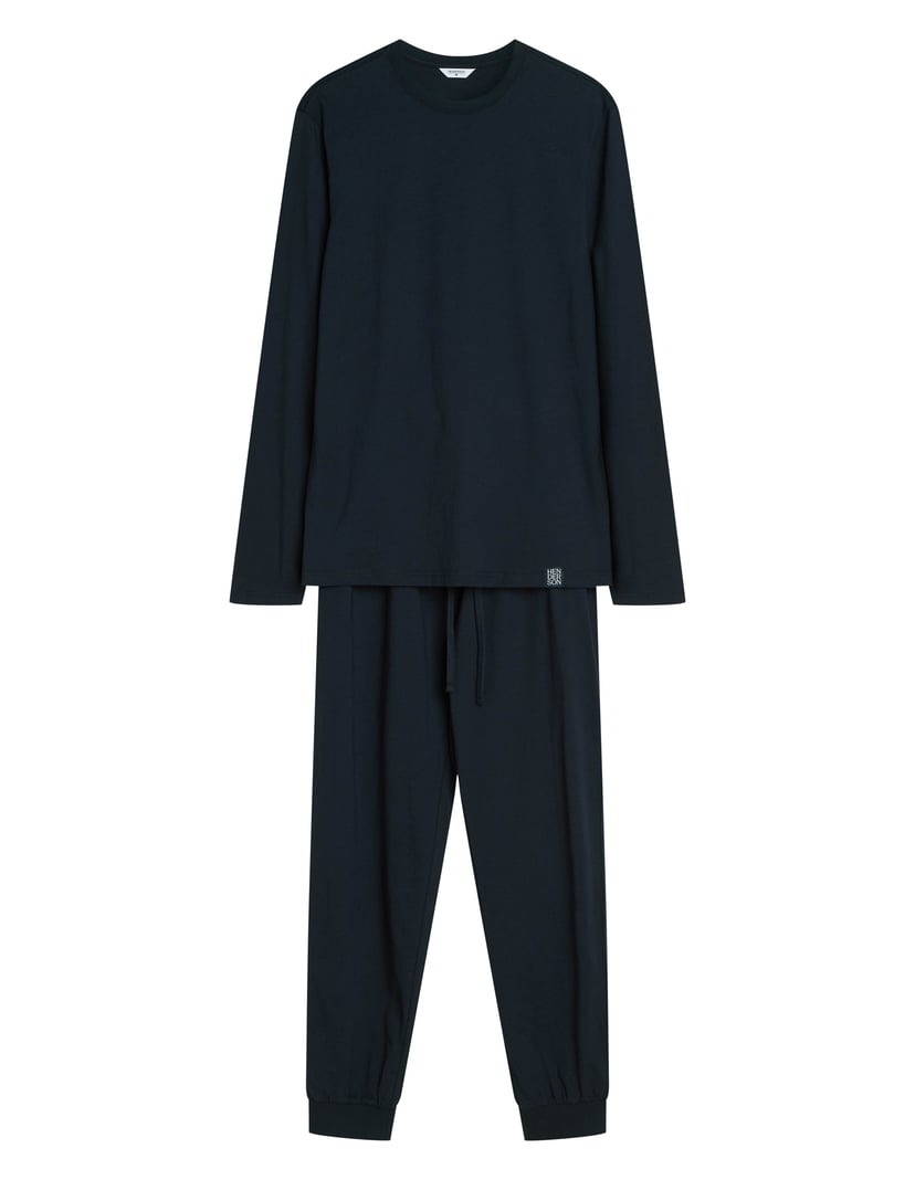 Pyjama Mike Navy-Blau 5