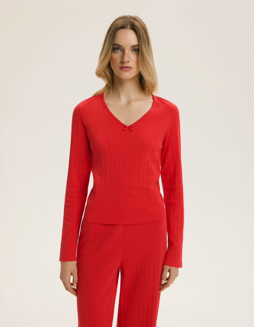 Bloovii Intimacy Pajamas Red 1