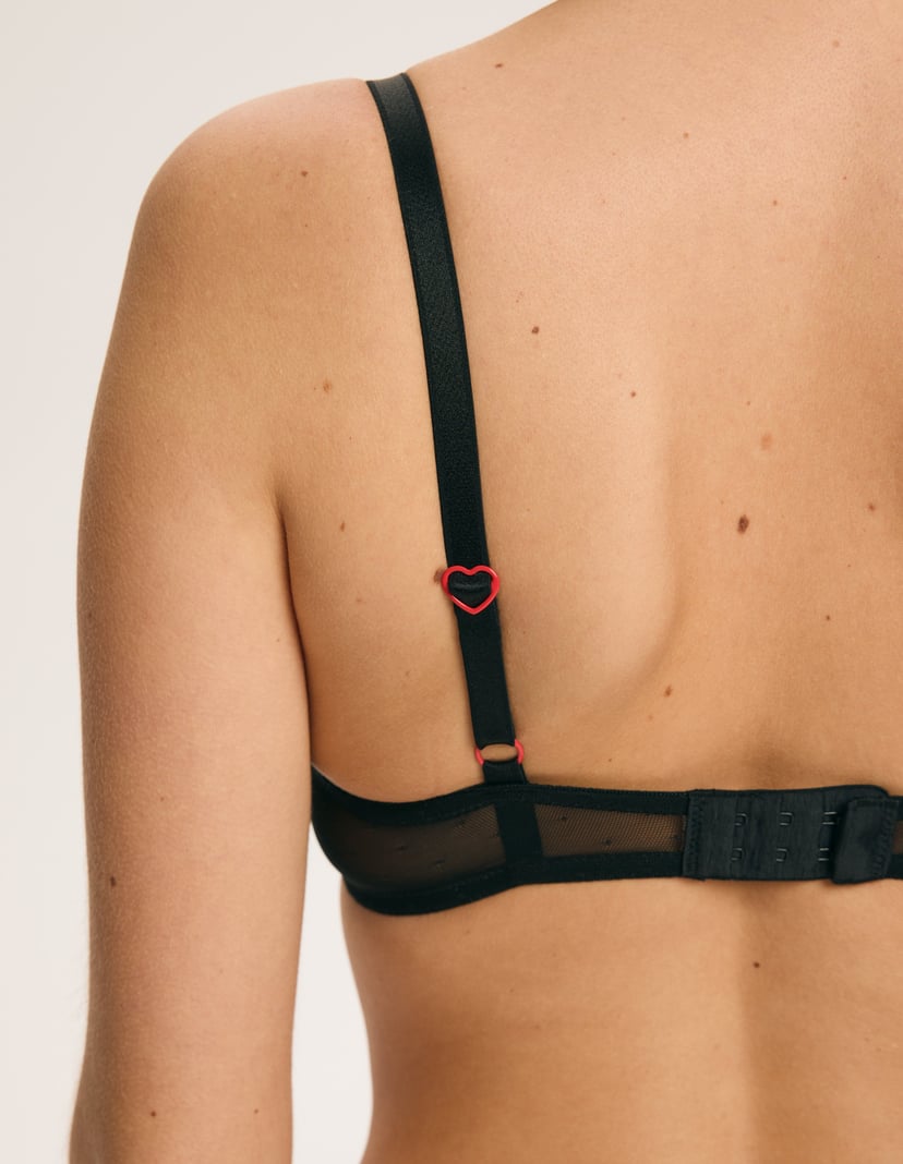 Super Push-Up Bra Bloovii Adoration Black 5