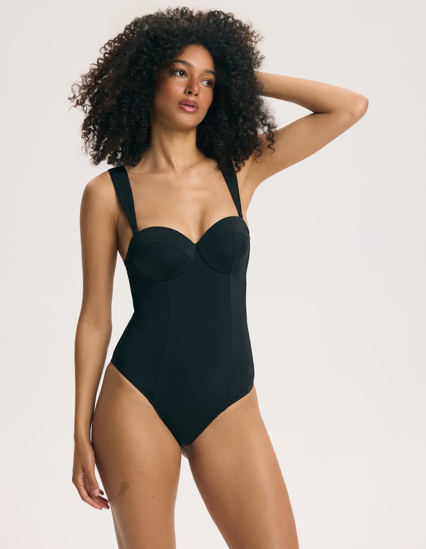 Gia One-Piece Swimsuit Black 2