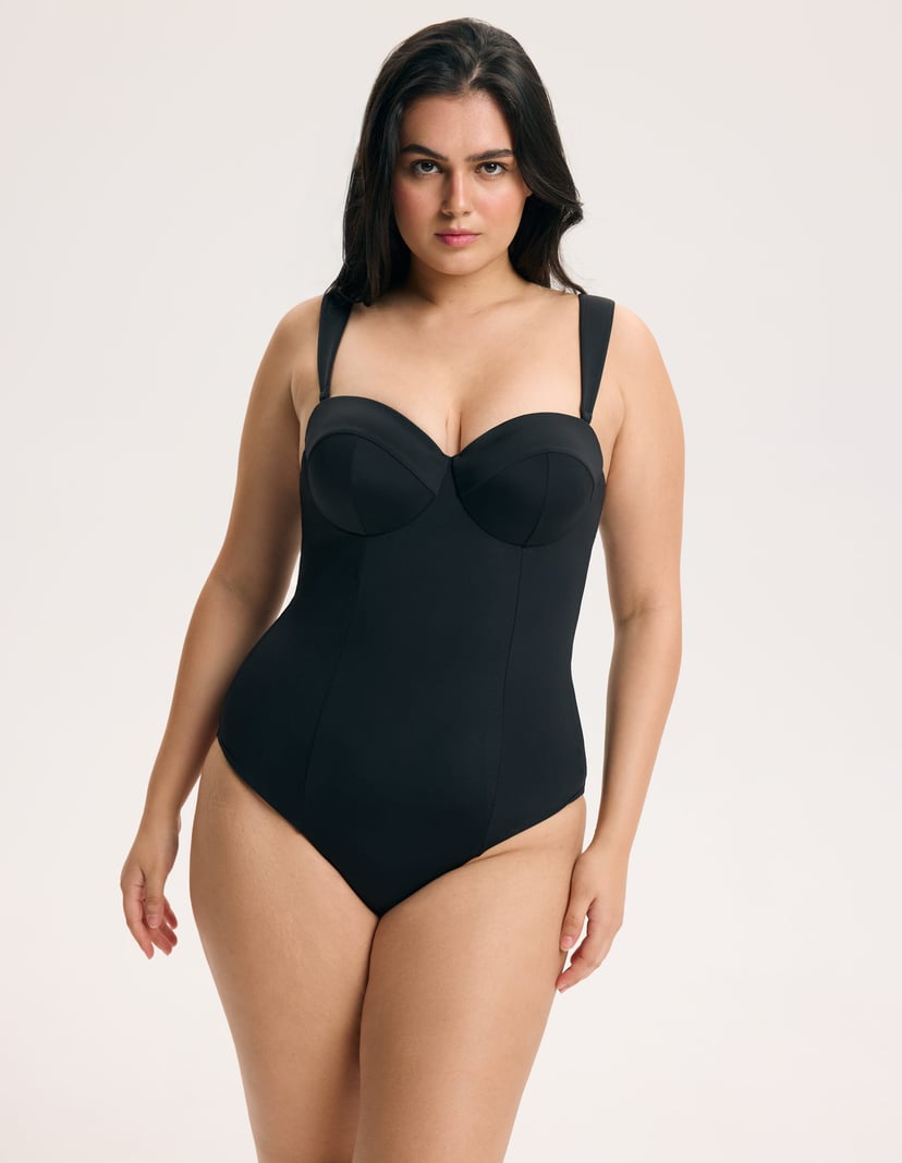 Gia One-Piece Swimsuit Black 6