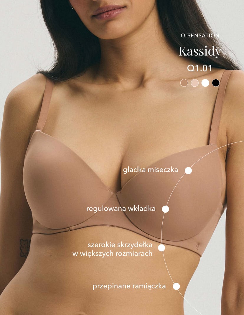 Push-up bra Q1.01 Kassidy cream 2