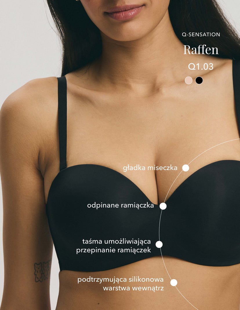 Push-up bra Q1.03 Raffen Beige 2