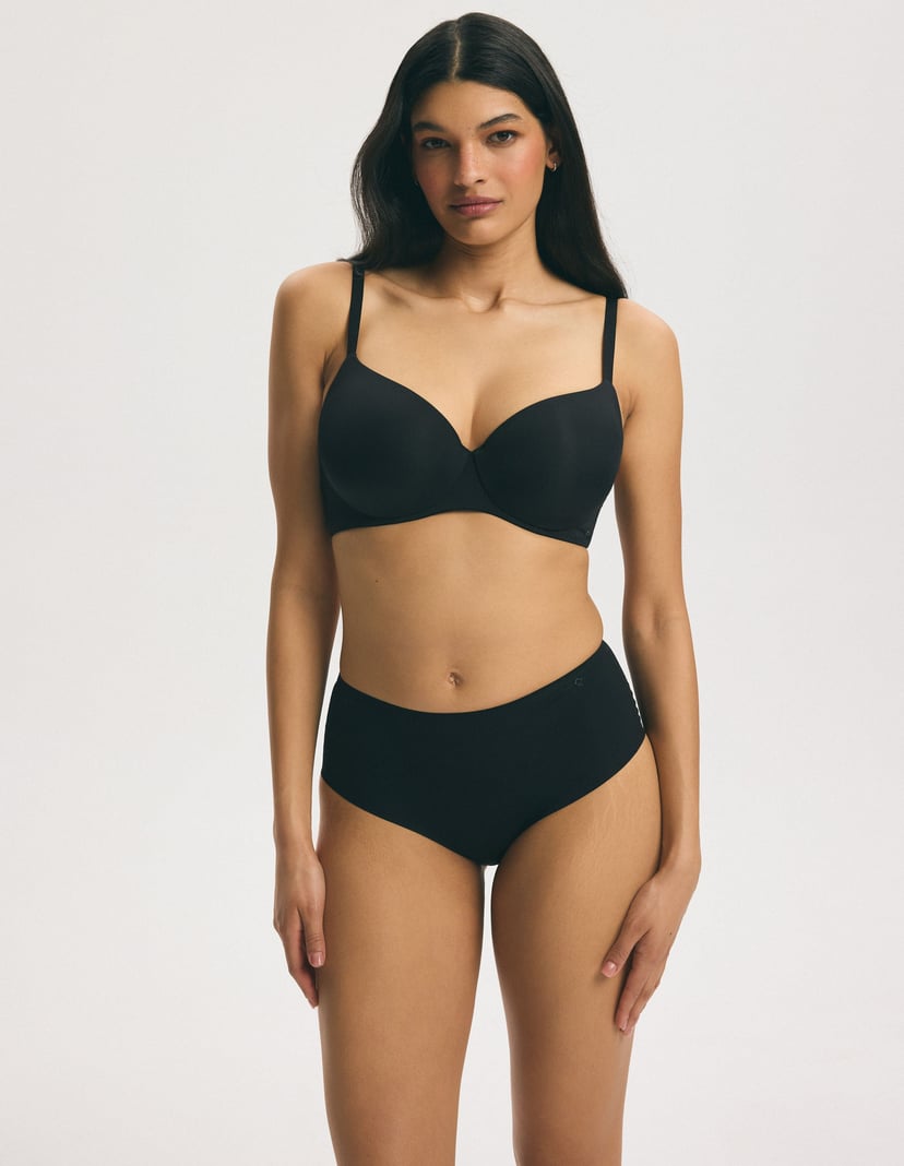 High-waisted panties Q2.03 Black 1