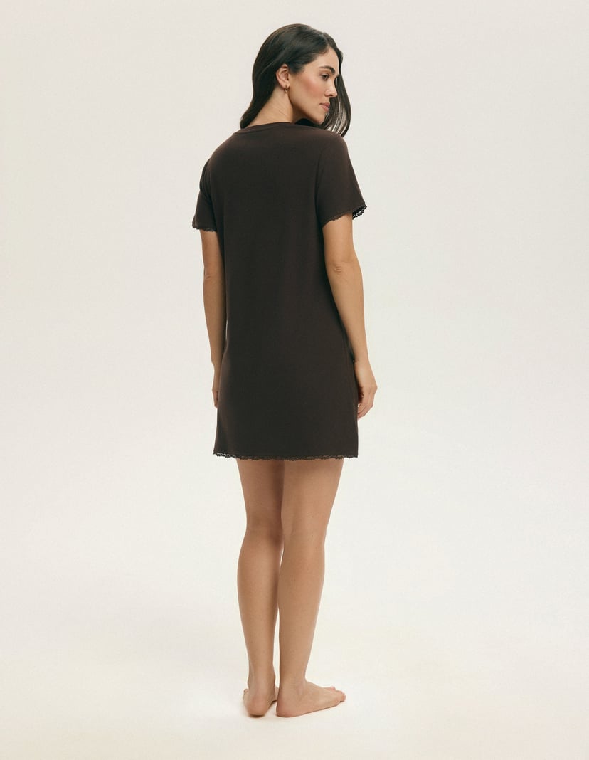 Mocca Nightgown brown 4