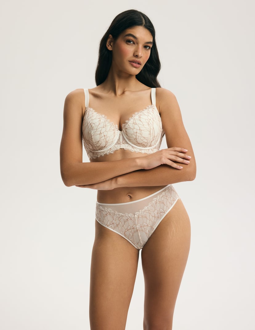 High-Waisted Panties C'mon cream 1