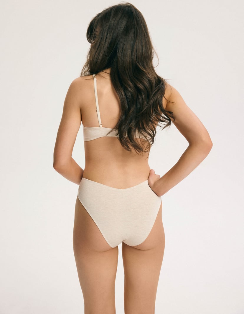 High-Waisted Comfie Panties Beige 4