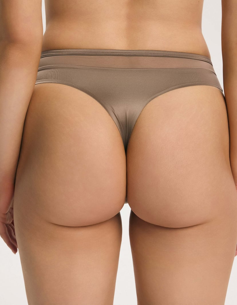 Pure Thongs brown 3