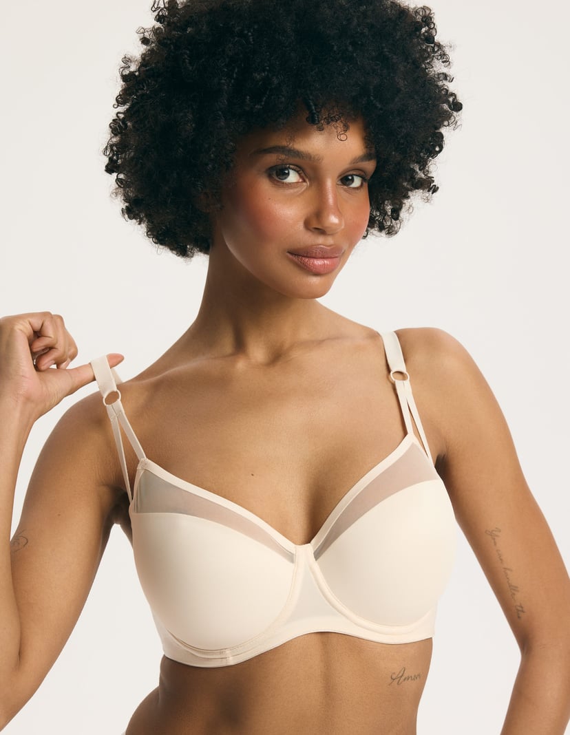 Padded Bra Essential Ecru 1