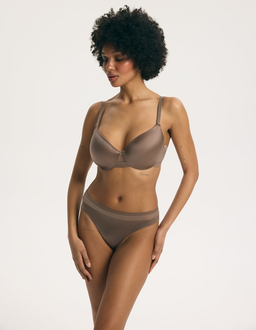 Padded Bra Pure brown 1