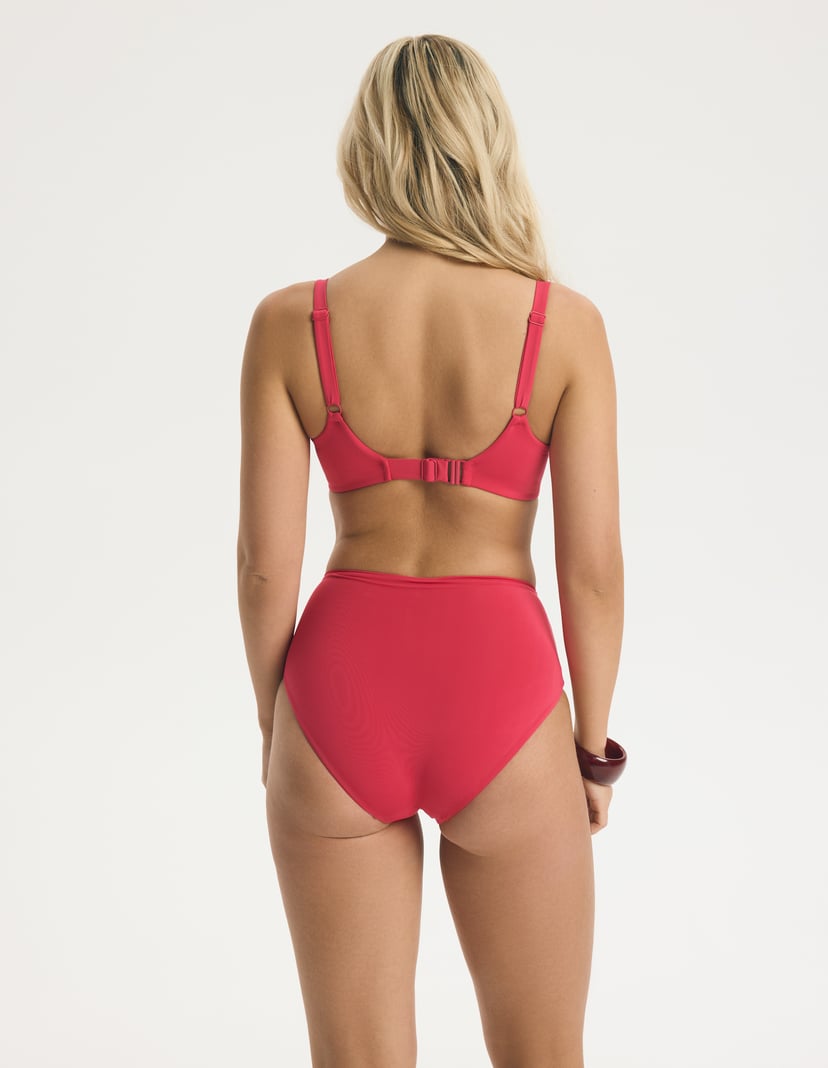 High-Waisted Bikini Bottom Base pink 7