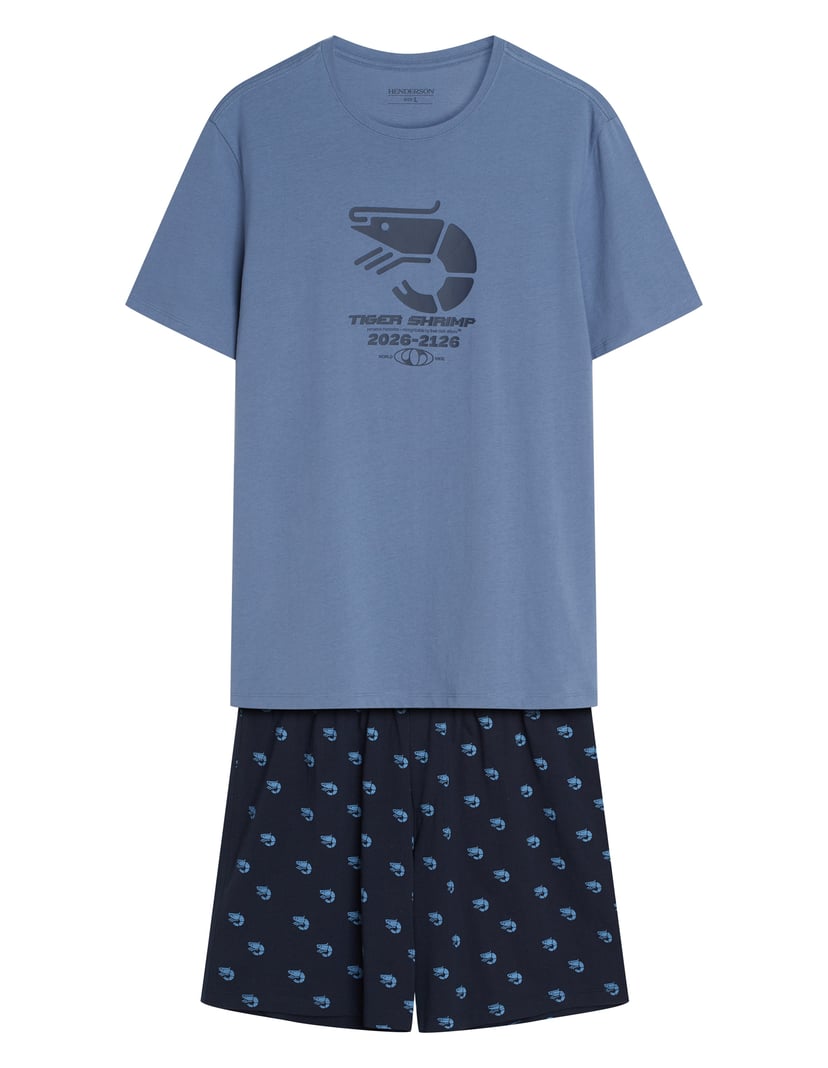 Pyjama Brad Blau 6
