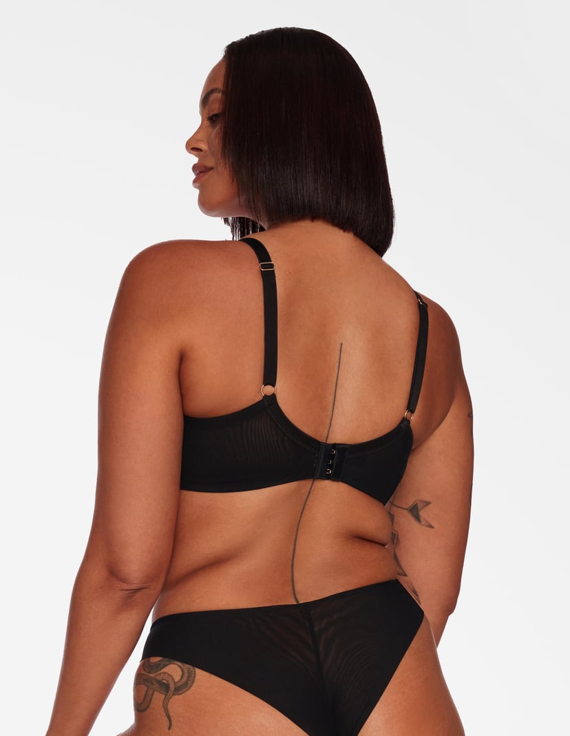 Semi-padded bra Tamana Black 4