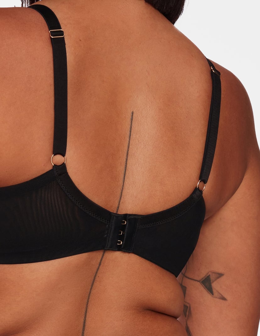 Semi-padded bra Tamana Black 5